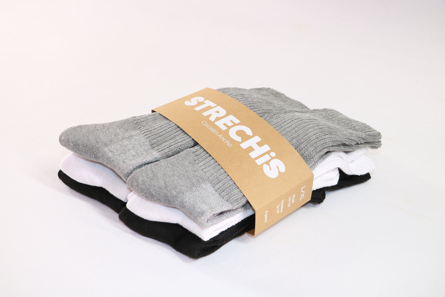 Paquete de Calcetas Anchas en Colores Monocromáticos