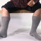 Super Wide Socks in Grey with Anti-Slip