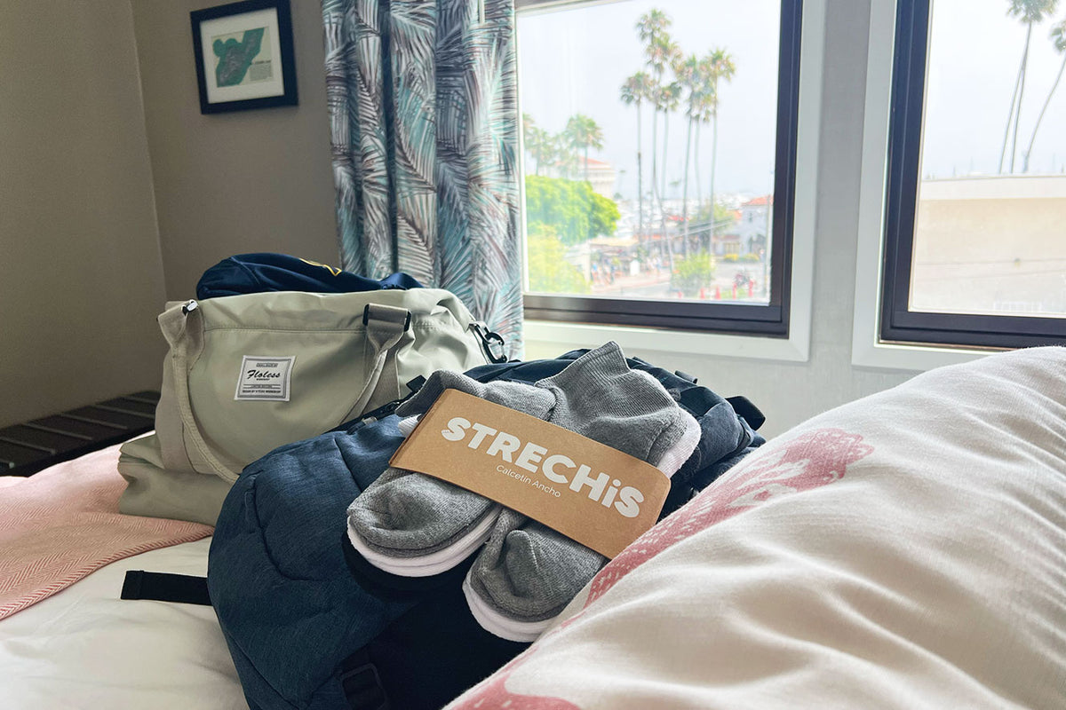 Strechis while in vacation