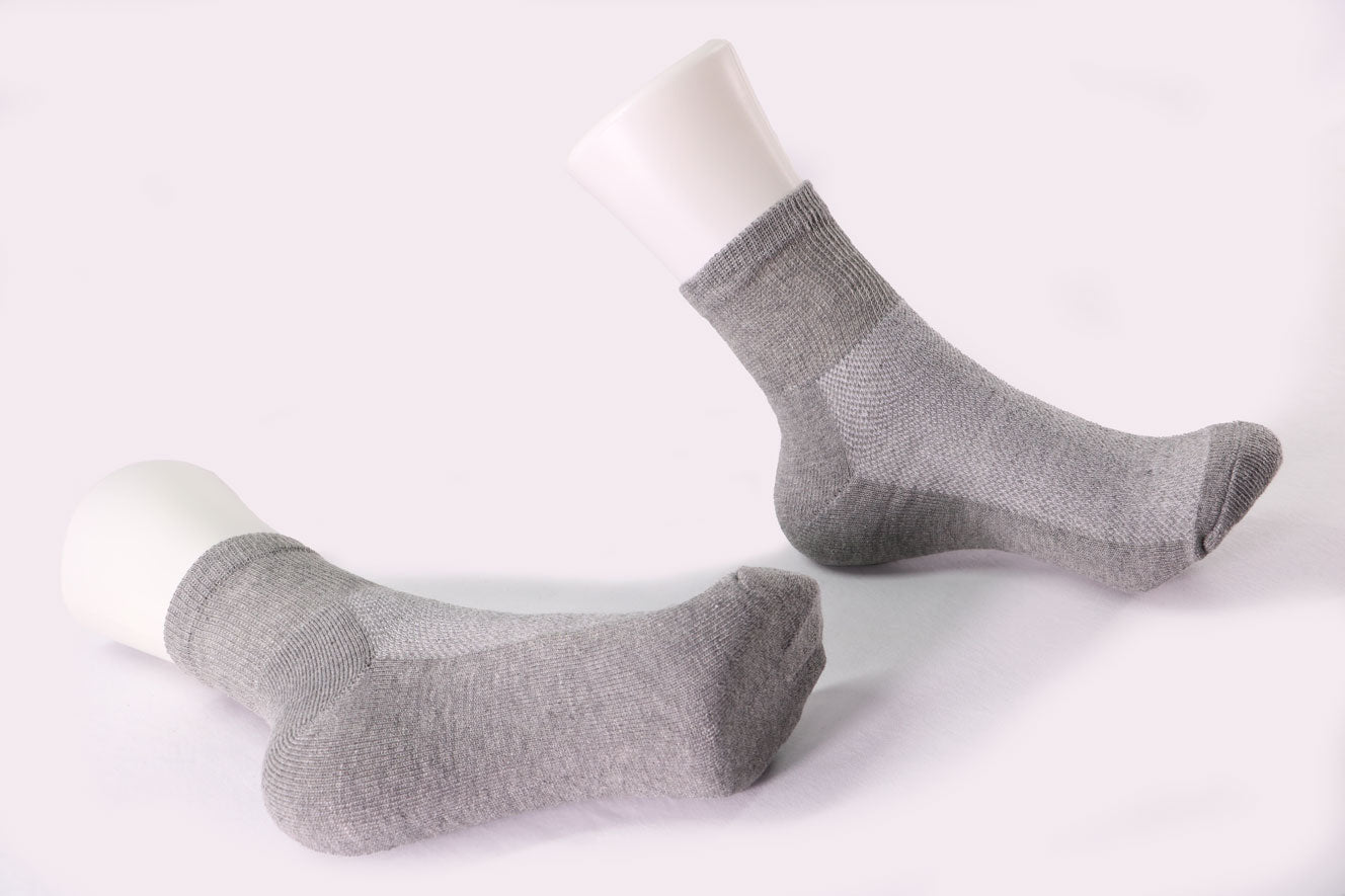 Grey Ankle Socks