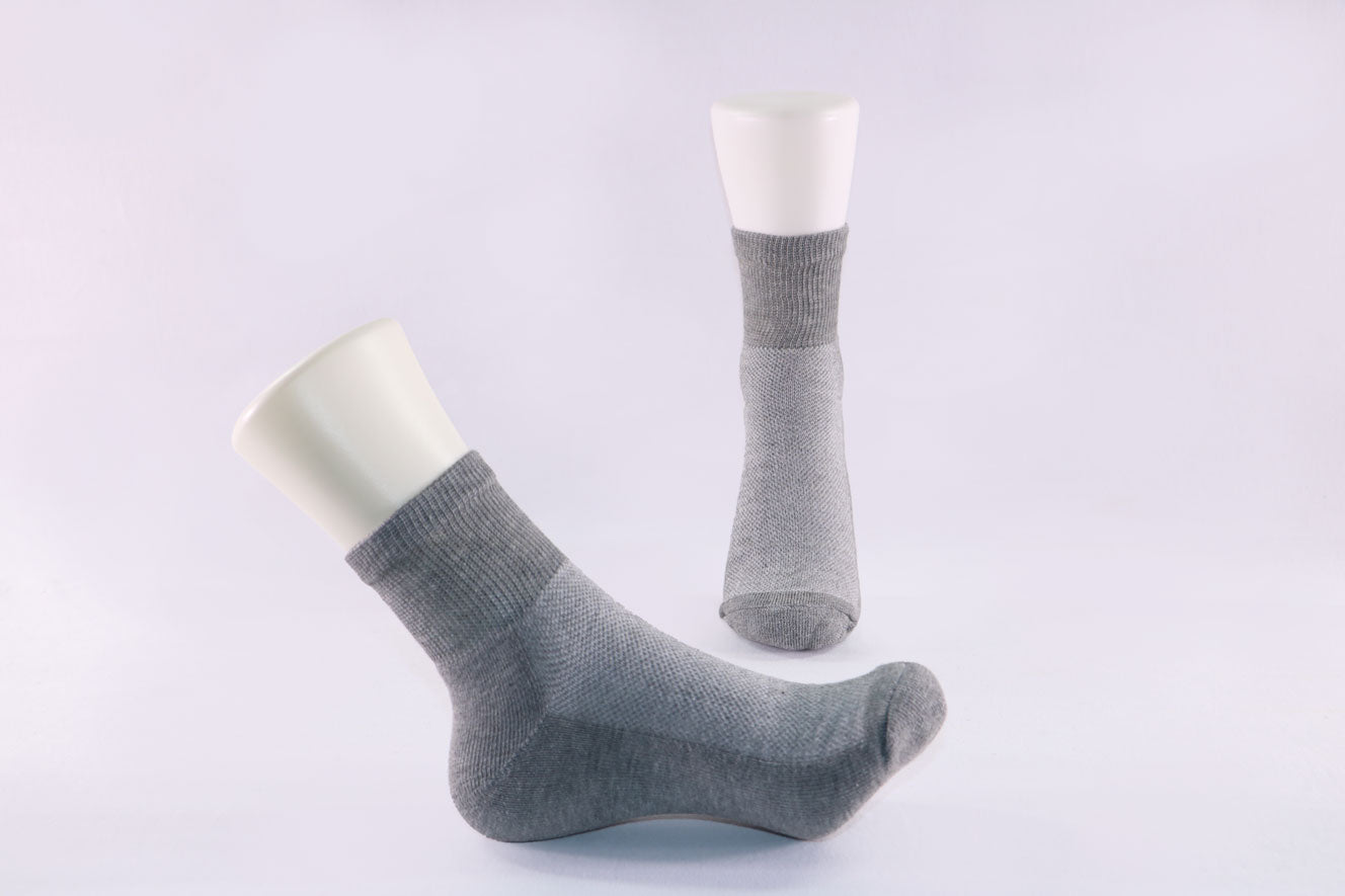 Grey Ankle Socks